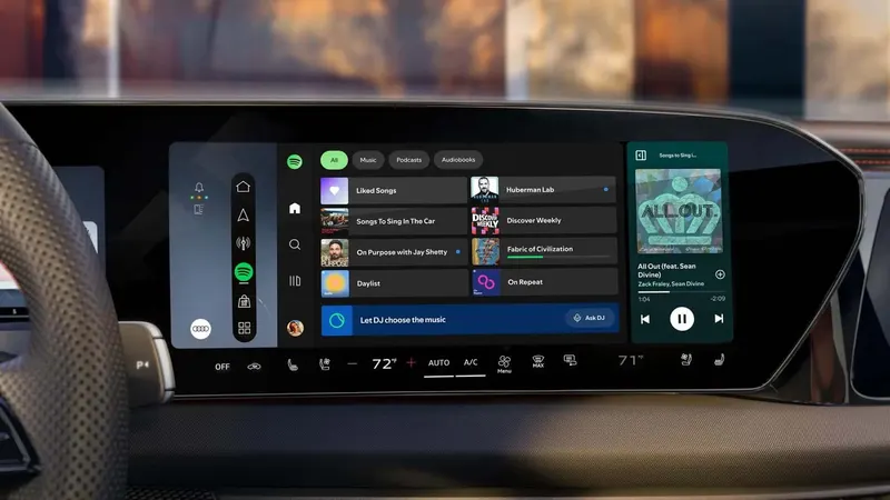 Audi першою інтегрує нативний Spotify у мультимедіа без телефону