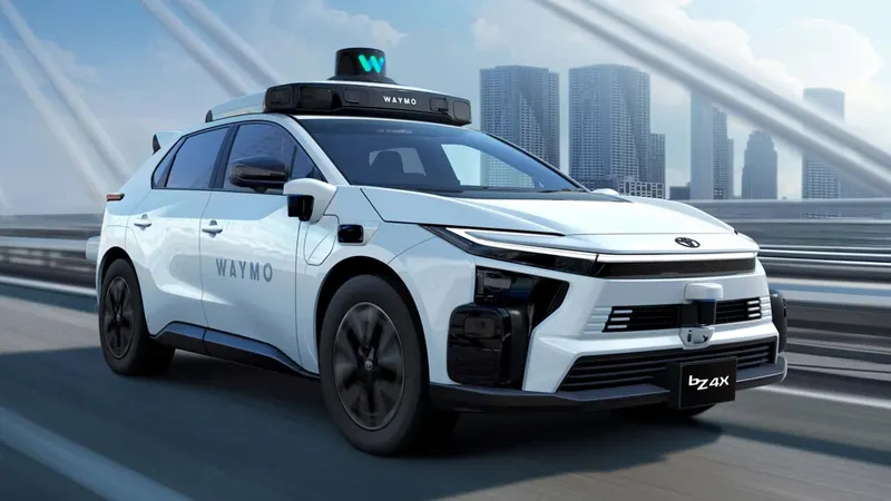 Waymo і Toyota почнуть тести роботаксі bZ4X у Японії в 2027 році