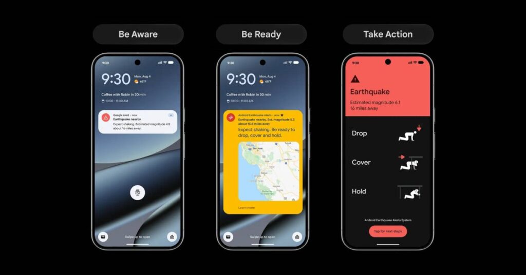 Google оновила Android Earthquake Alerts і розширила покриття до 200+ регіонів